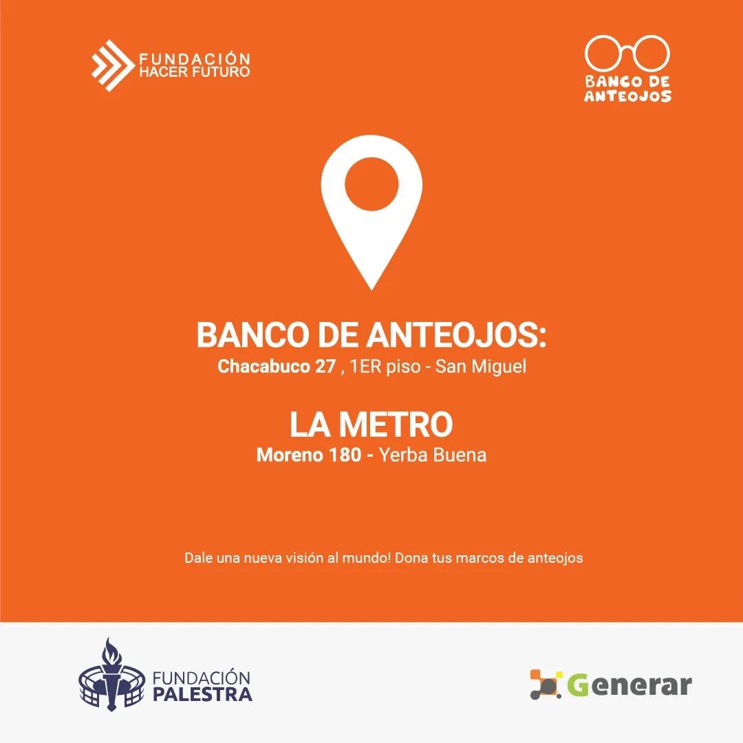 CAMPAÑA SOLIDARIA " DALE A TUS LENTES OTRO PUNTO DE VISTA"